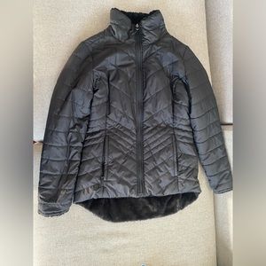 Reversible Black Women’s North Face Winter Coat